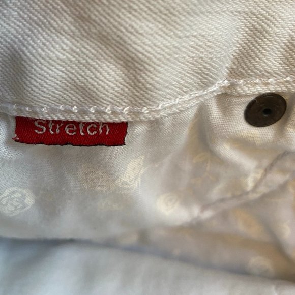 Guess White Denim Miniskirt - Size 26 - Picture 6 of 7